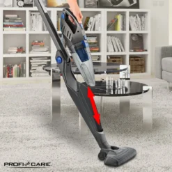 ProfiCare 2 In 1 Hand-und Bodenstaubsauger PC-BS 3035 A, Praktische Ladestation Inkl. Zubehörhalterung, Leistungsstarker 14,8 V Lithium Ionen Akku, Turbo Rotation, HEPA-Filter, Anthrazit-blau -Rowenta || Bosch Verkäufe f81fff55bb90bd8b2c95e6025f609940